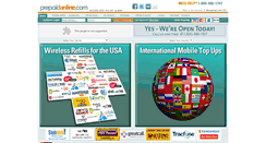 Desktop Screenshot of prepaidonline.com